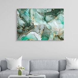 Wallity Pintura Decorativa de Vidrio Templado Multicolor 70 x 100 cm